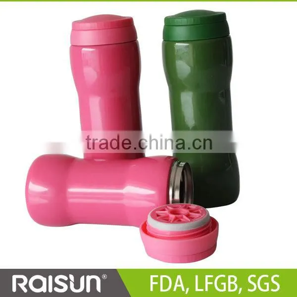 high vacuum double wall stainless steel mini vacuum flask cup 350ML