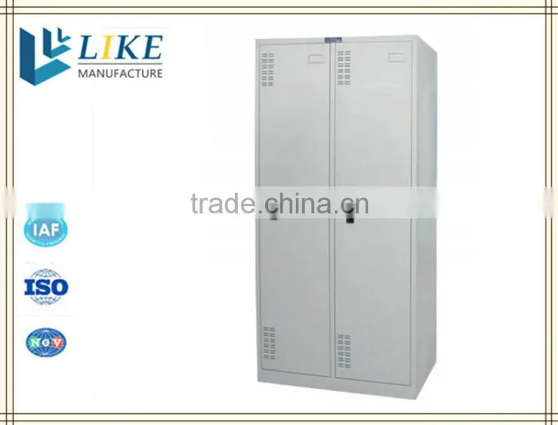 High grade two door metal wardrobe cabinet