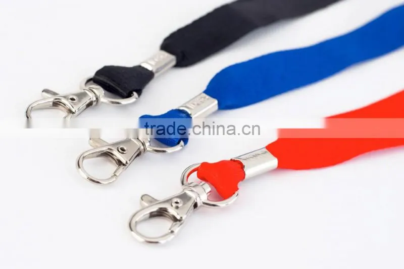 Cheap imprint flay nylon neck lanyard
