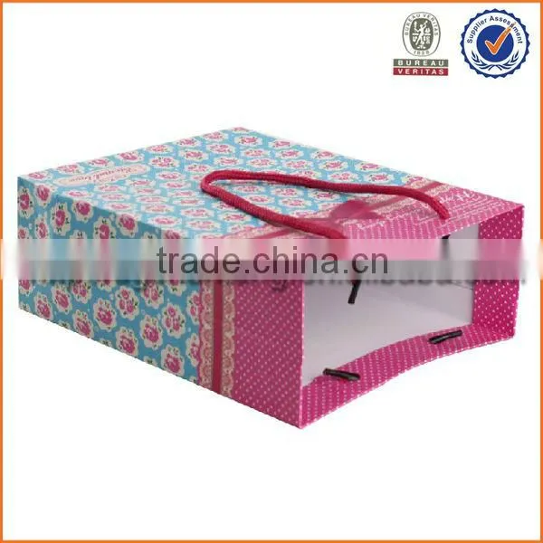 Cotton rope color paper gift bag