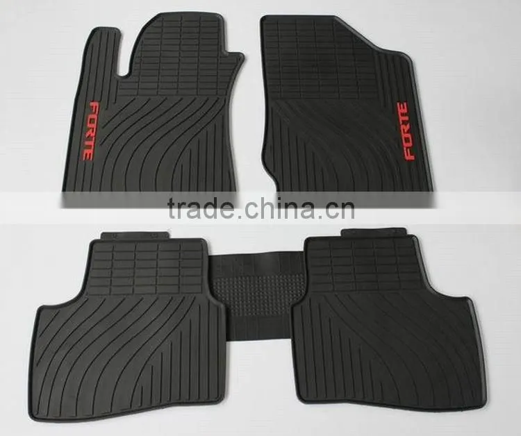 Factory Wholesale Custom Branded Logo Design Auto Floor Mats For KIA FORTE