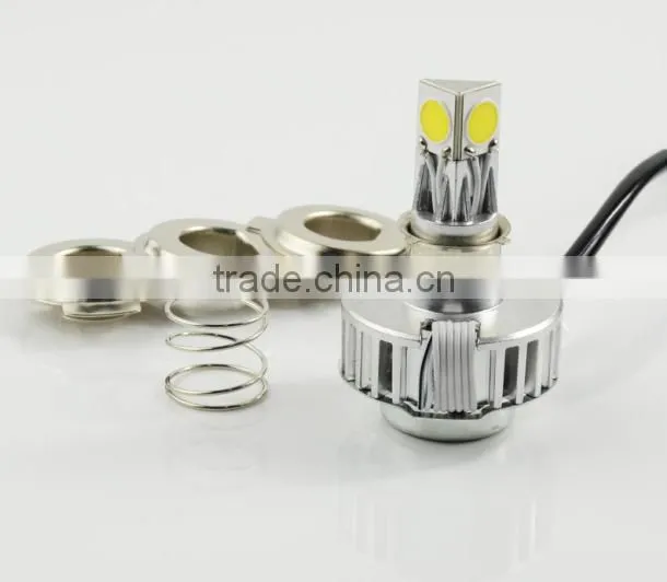 Hottest 3 lights M3H 2500LM 24W Motorcycle LED Projector Headlights, led motorcycle headlight