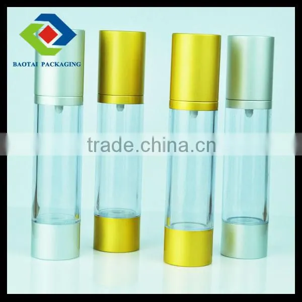 50 ML airless cosmetic bottle with Aluminum AS material for sale