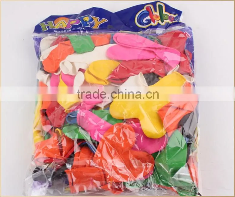 Customize logo printed heart shape natural latex balloons