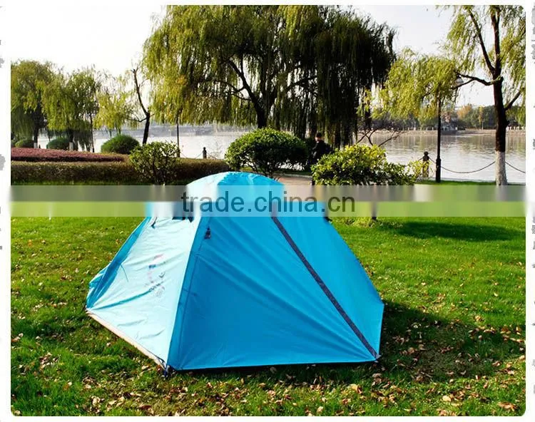 Camping Tents 210T Polyester Travel Double Tents Aluminum Pole Tents