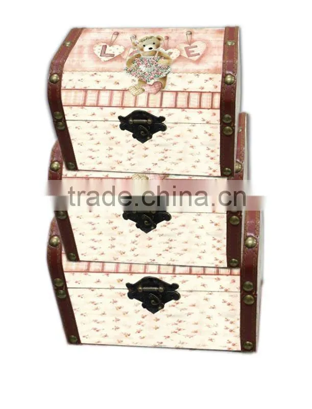 Canvas Wooden Box