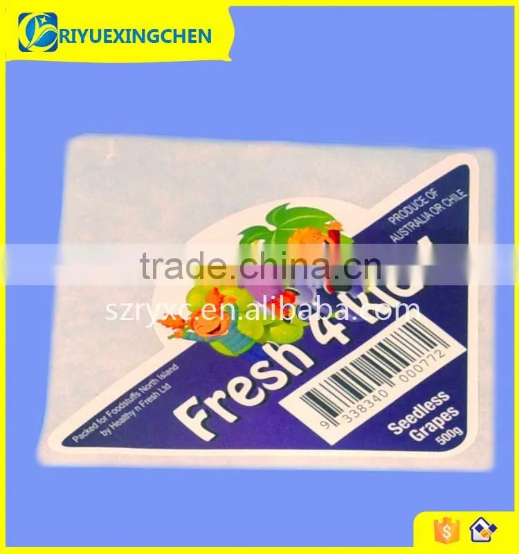 Self adhesive label sticker for farm product
