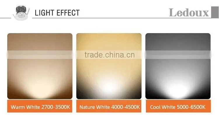 6w fashion modern dimmable led track rail lights