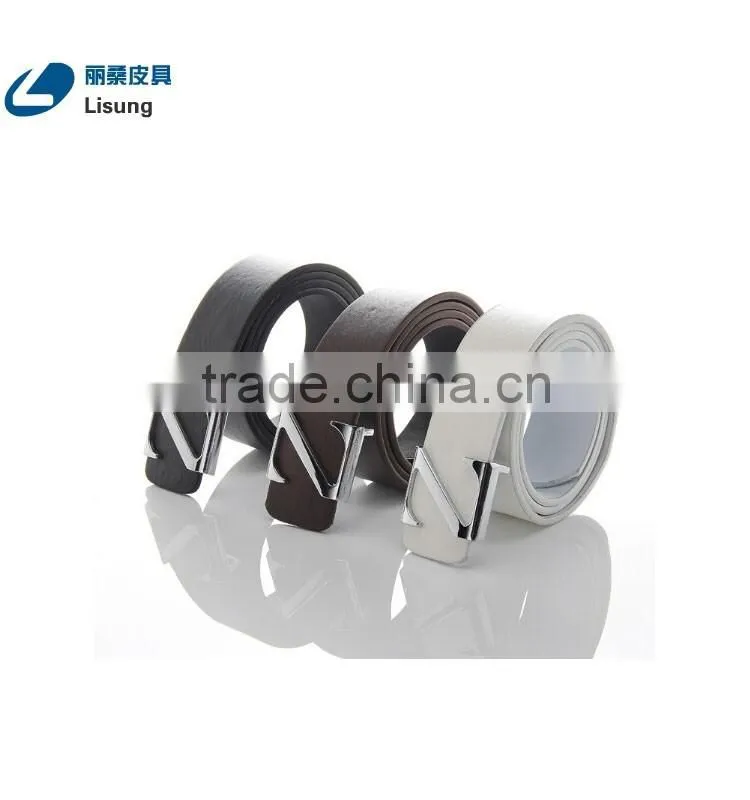 Press Buckle Cheap Pu Leather Belts For Men
