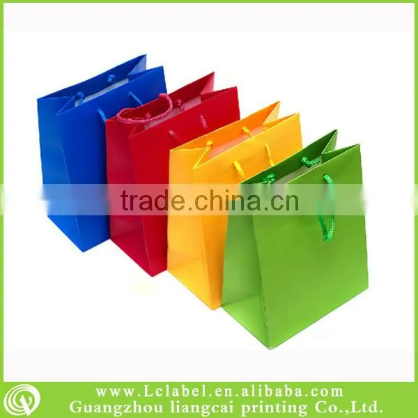Innovative design cheap small paper gift bags with handles kraft paper bakery bag