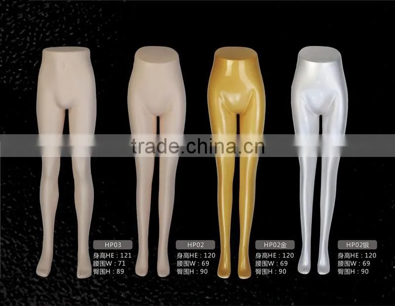 cheap cheap display plastic legs mannequins/female mannequins legs on sales