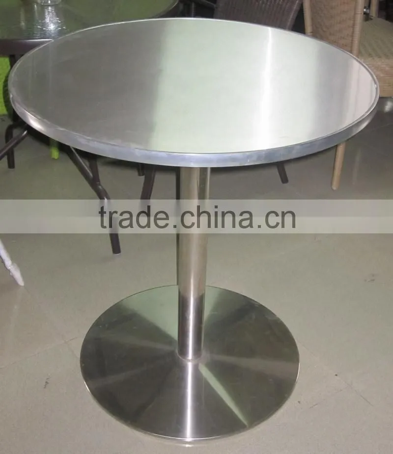 metal table outdoor stainless steel garden table YT3