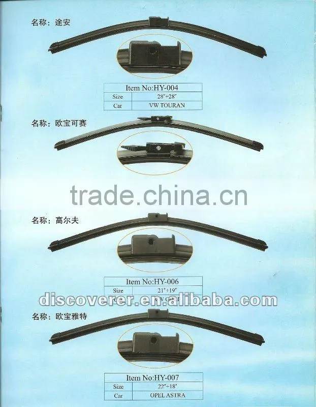 Custom made plastic injection mold for universal refill auto wiper blade