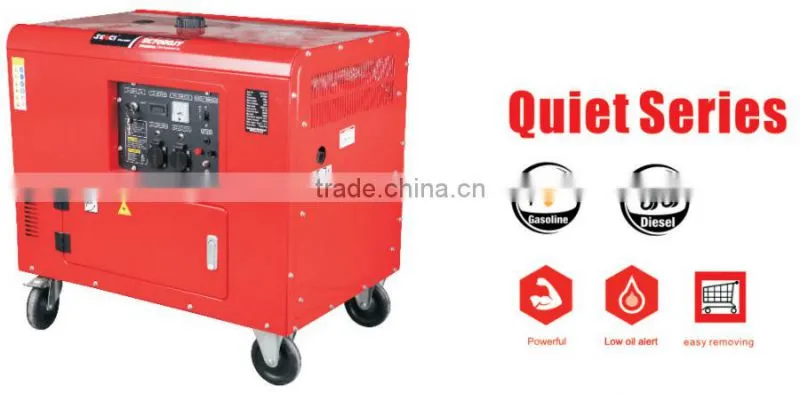 5.5KVA CE certificate good quality home use silent diesel generator