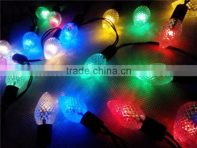 christmas decoration/christmas light with pendants-strawberry