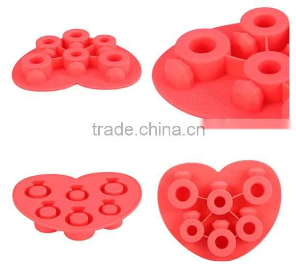 creative design with ring shape ice cube tray