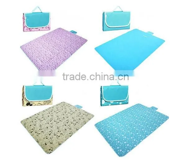 Outdoor Waterproof Beach Camping Picnic Moistureproof Aluminum film Mat Blanket