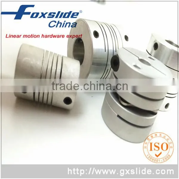 High speed flexible diaphragm coupling for step motor
