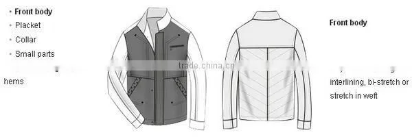 nonwoven fusible interlining fabric/entretela/fusing interfacing for shirt