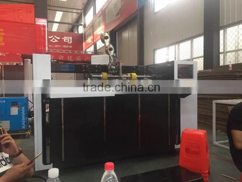 Semi-automatic Folder and stitching stapler machine cartan box