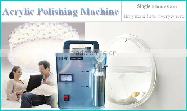 Portable Oxygen Hydrogen Water Welder Flame Polisher Polishing Machine 95L, Double Guns, 110V