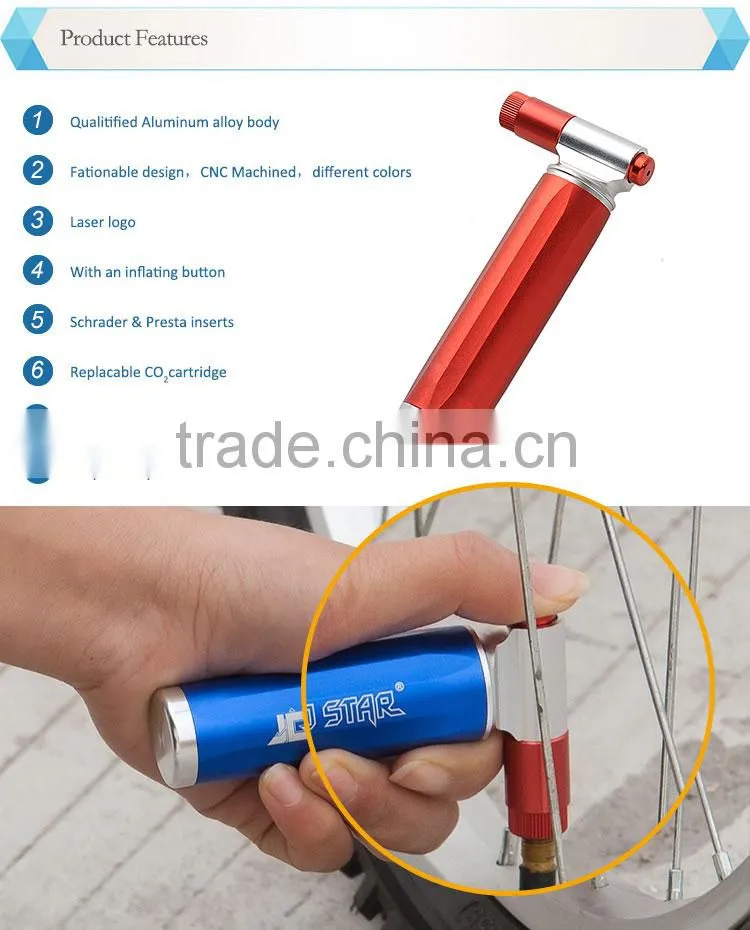 Innovative Mini Bike Pump , More Better Co2 Bike Pump