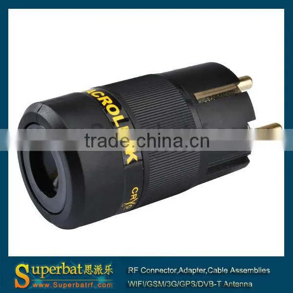 New FP-02EU Gold Plated Schuko EU Mains plug, iec connector