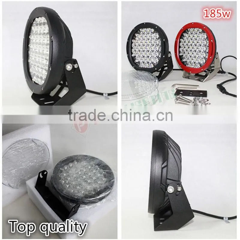 Quality IP68 4x4 car 4WD off road185w led driving lights 9 inch