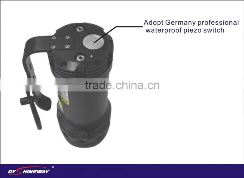 the most bright hid diivng light,HID xenon lamp,55w,5500lm,handle,piezo switch,9000mah rechargeable liion battery,runtime is opo