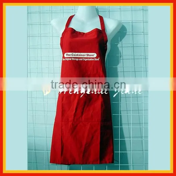 Promotional excellent T/C cooking bib apron with pocket