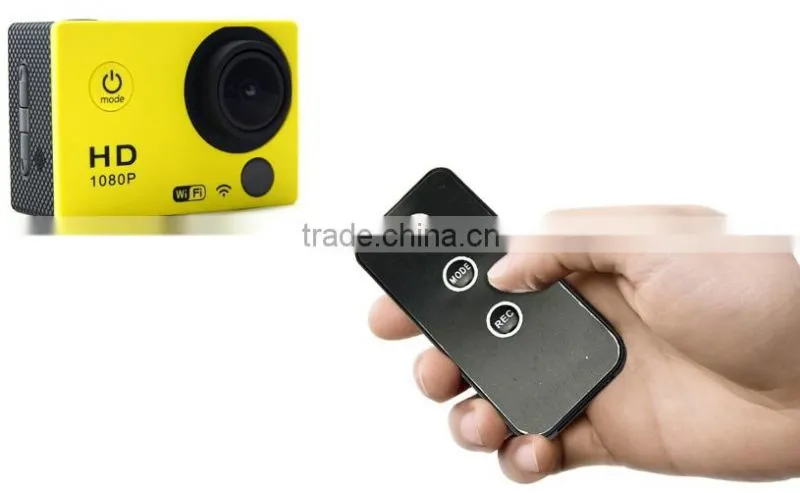 2015 top sales 32GB memory card full hd 1080p wifi mini sport camera for motor sports