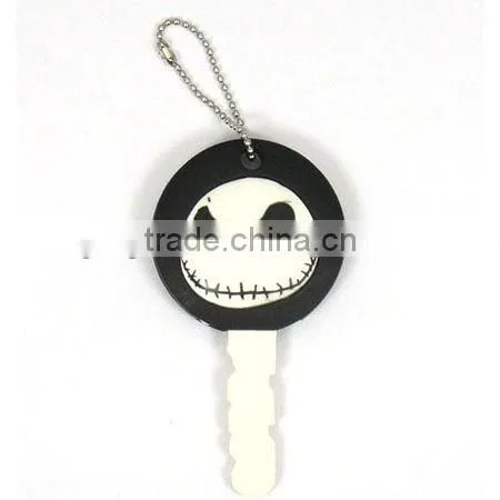 3D Skull Soft pvc key cover for Hallowmas 2013 (MYD-1600)