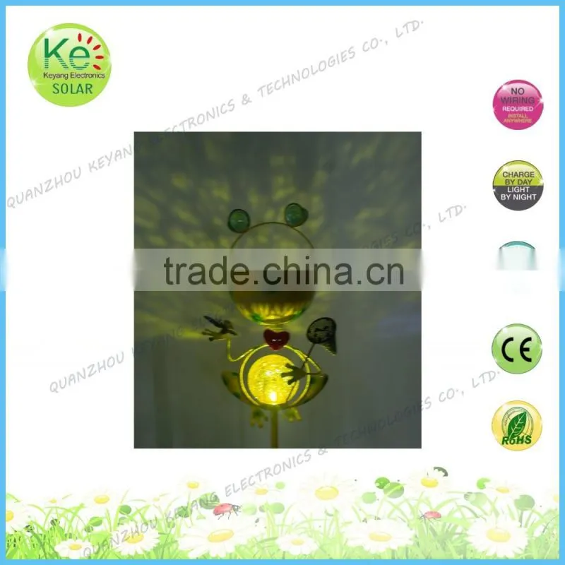 Metal animal stake solar powered garden decoration light