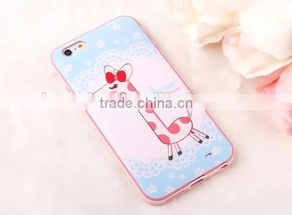 For iphone 6 plus fashion combo tpu pc case
