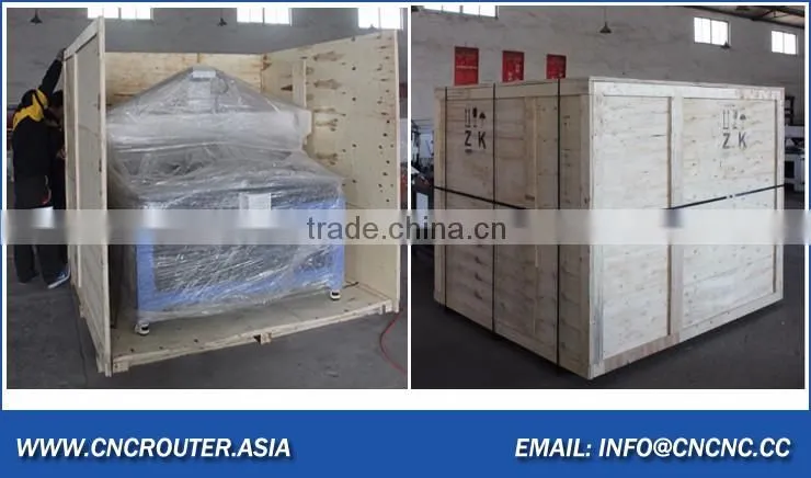2 Spindle 2 Rotary Axis CNC Engraving Machine 1212 With PCI NCStudio Control ZK1212-1500W CE Approval