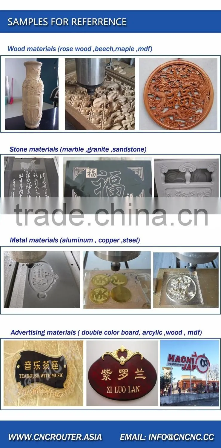 Heavy Duty 4 Axis Metal Wood Stone Carving CNC Router Engraving Machine ZK-1325 1300*2500mm With 600mm Z Height Computer Control