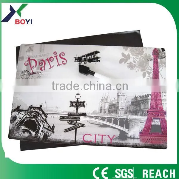 Promotional magnetic whiteboard