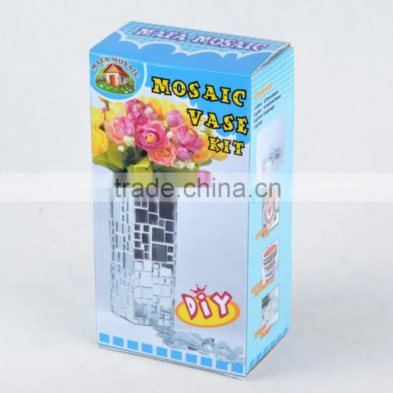Wholesale DIY mirror glass mosaic vase