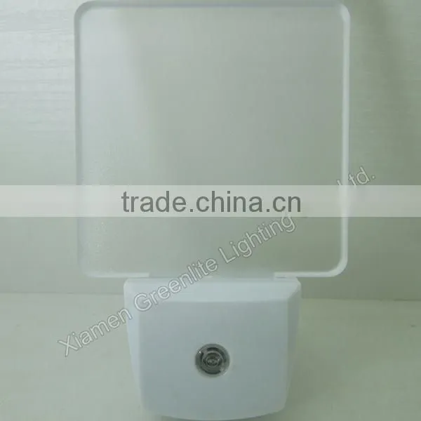 Sensor LED night light lamp 0.5W blue led, clear panel