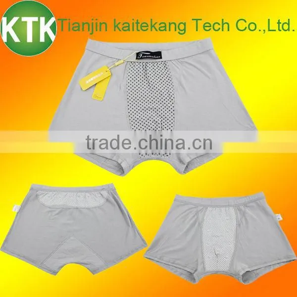 Nano tourmaline comfortable health mens boxer briefs KTK-A005BO