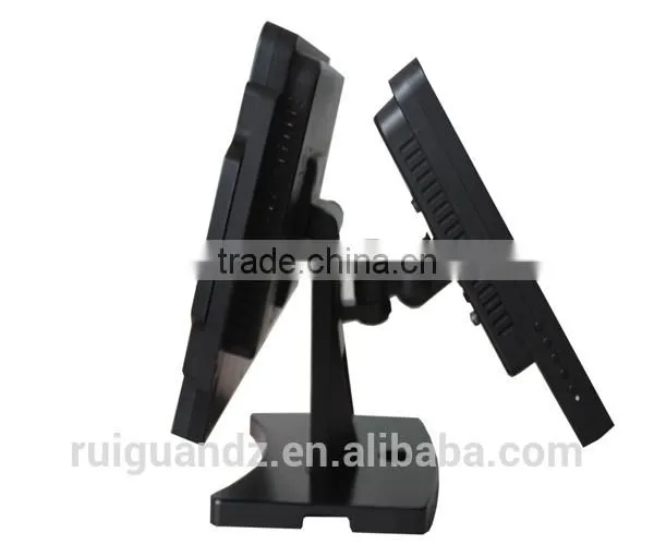 Dual pos touch stand for double sided lcd screen