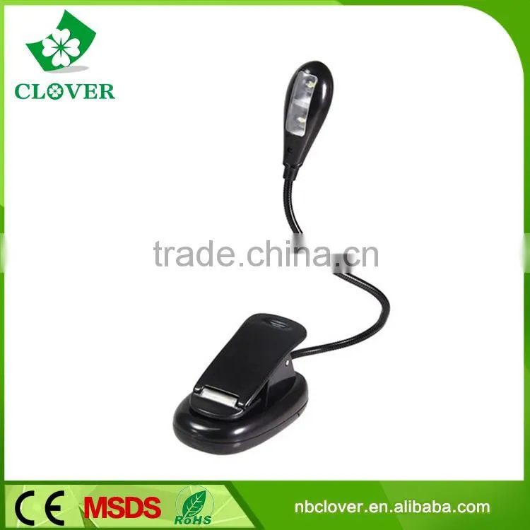 ABS material 3pcs AAA battery lamp for computer table