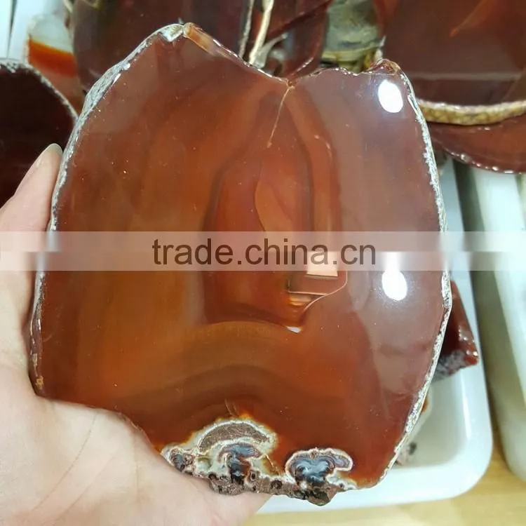 100% Natural Red Agate Slices for Wholesale