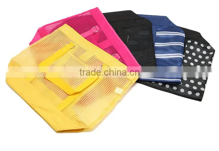 PVC Beach Lash Package Tote Shoulder Bag with Interior Pocket