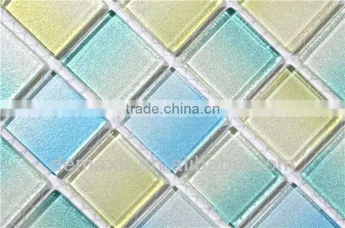 European Style Brown Crystal Glass Strips For Wall Decoration Make In China
