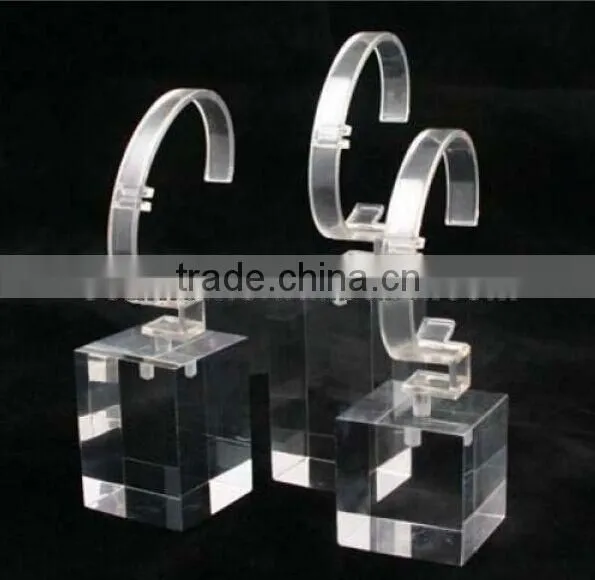 clear display stand for watches