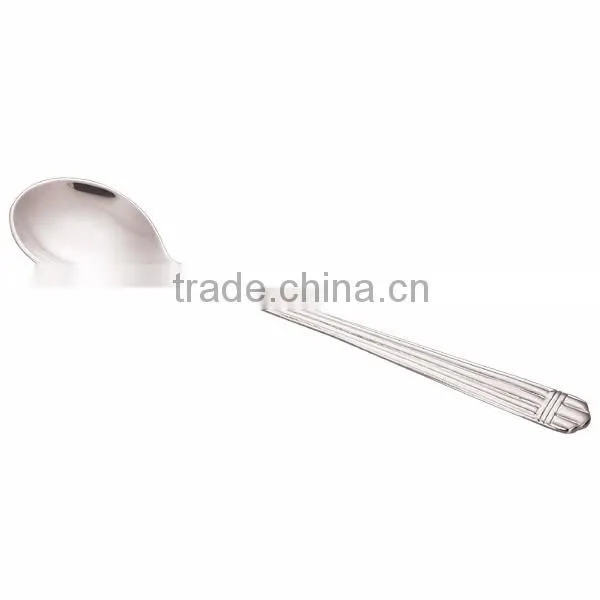 Solid Serving Spoon Stainless Steel silver dispenser spoon Mirror Finish serveware for Elegant Buffet Serving