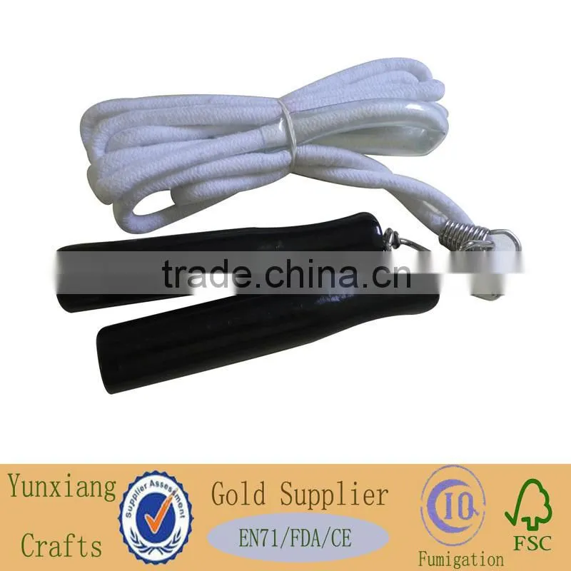 wooden skipping rope stiring handle