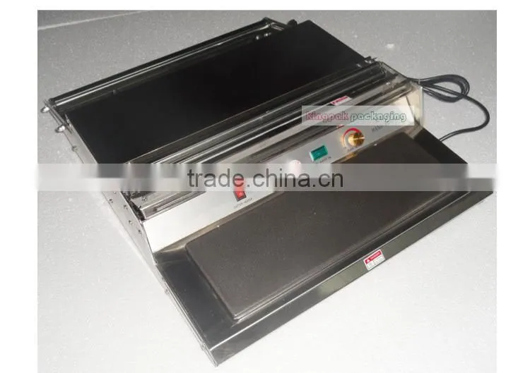 KW450 Small Food Tray Cling Film Wrapping Machine