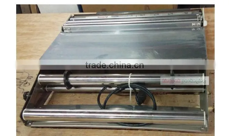 KW450 Small Food Tray Cling Film Wrapping Machine